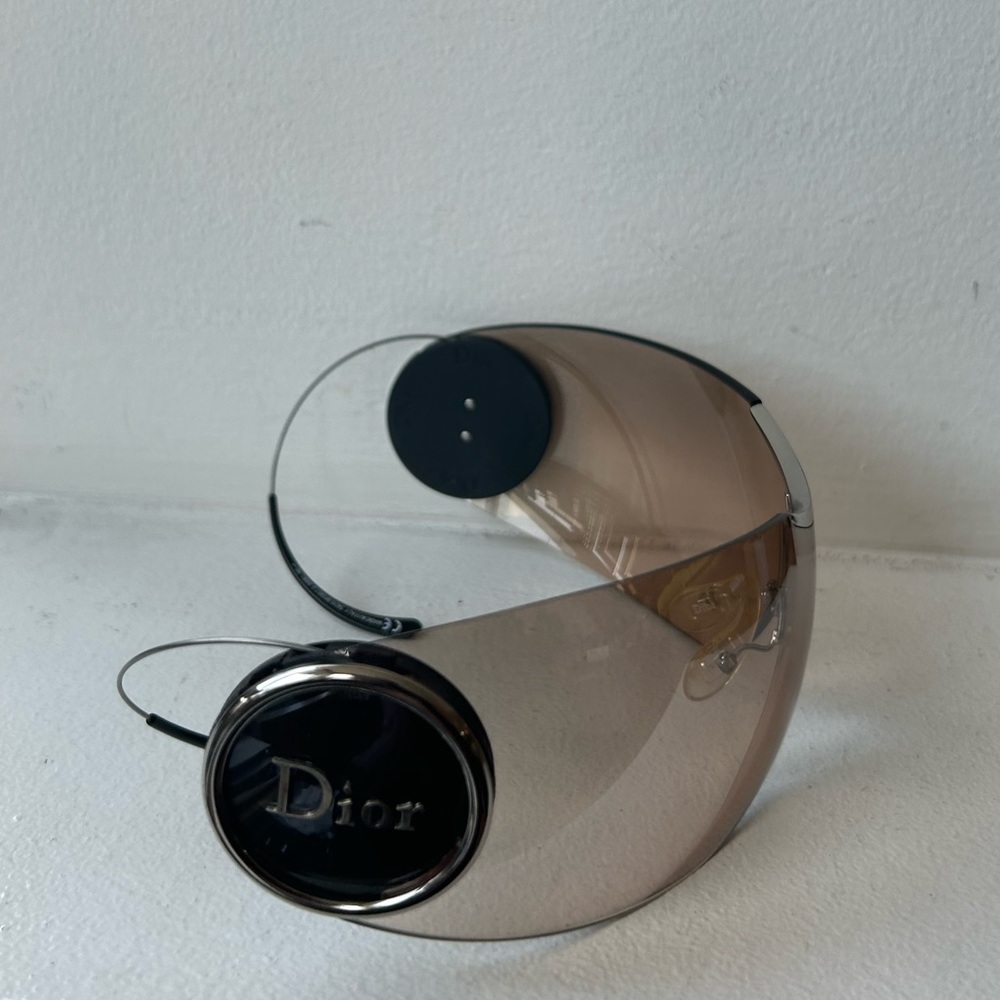 Vintage DIOR by John Galliano Sunglasses SPORT 3 black gold sonnenbrille 2000s - Picture 7 of 9